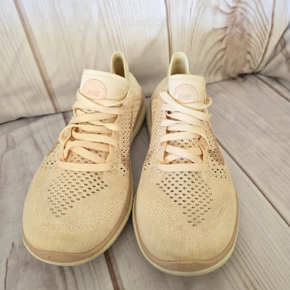 ๐SOLD๐ Nike Free RN Flyknit Sneakers Pink Lightweight Running 2018 Womens 6 - Picture 2 of 12